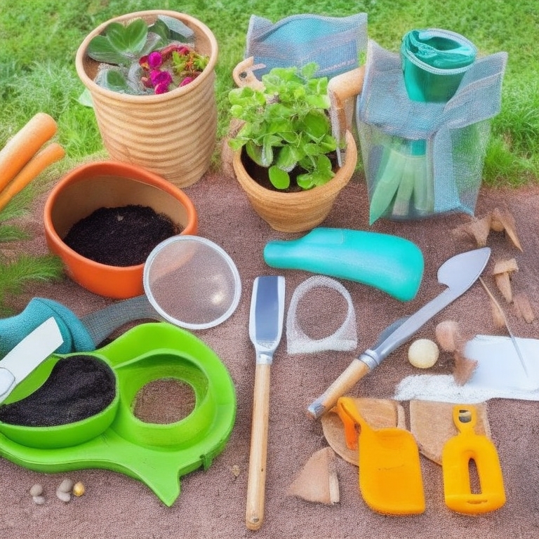 Kit de Herramientas de Jardinería para Huertos Urbanos